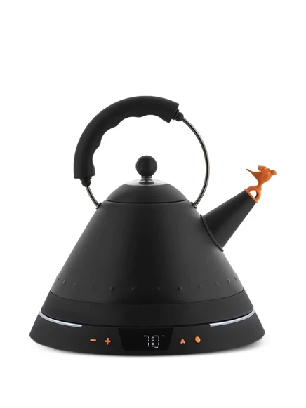 Индукционный электрочайник Alessi Bird цифровой, черный