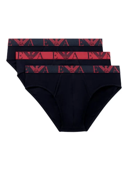 Мужские трусы-брифы Emporio Armani, 3 шт., черные