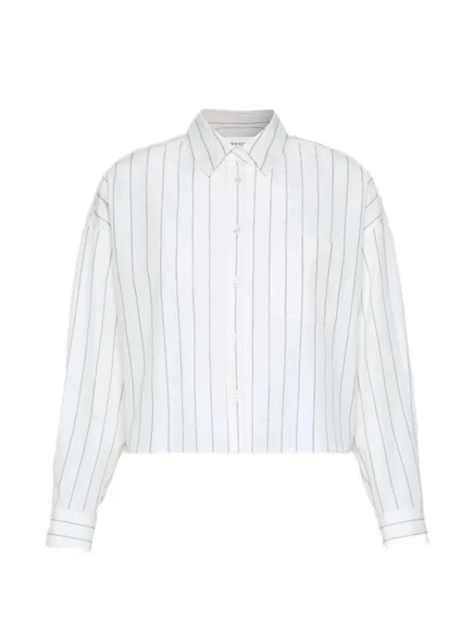 Женская хлопковая рубашка Weekend Max Mara, белая