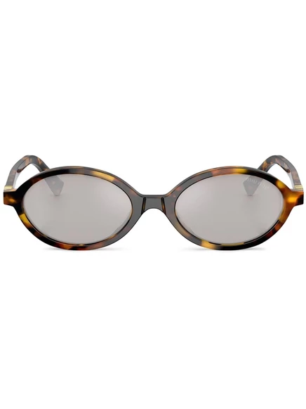 Женские солнцезащитные очки Miu Miu Eyewear, коричневые