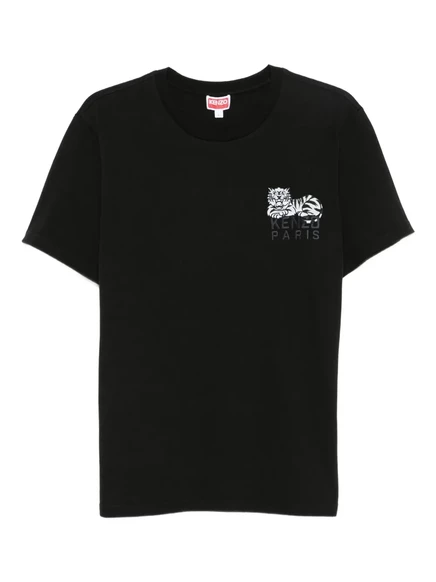 Мужская футболка Kenzo Happy Tiger, черная