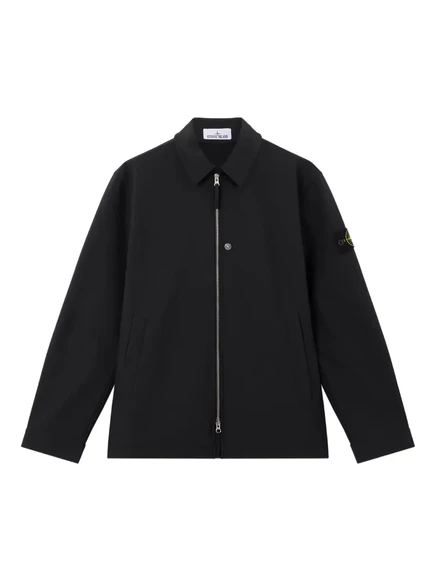 Куртка с нашивкой с логотипом Stone Island black