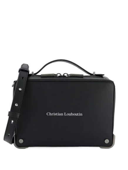 Мужская сумка Christian Louboutin с логотипом, черная