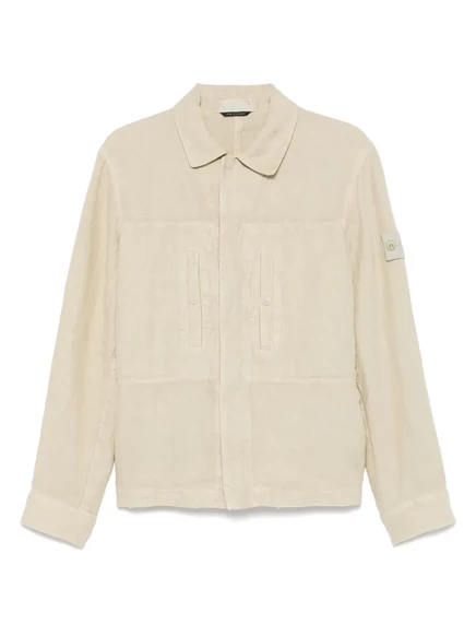 Мужская рубашка-куртка Stone Island Ghost, песочно-бежевый