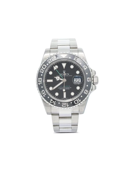 Мужские часы Rolex GMT‑Master II 40 мм, сталь, черный