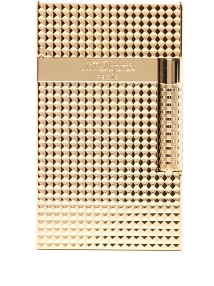 Зажигалка S.T. Dupont Ligne 2 с гравировкой, золотистая