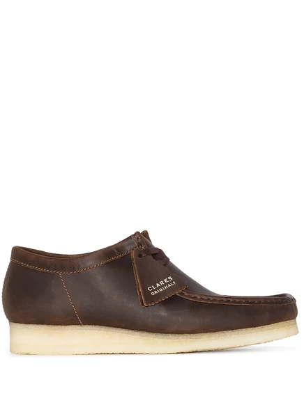 Мужские дерби Clarks Originals Wallabee кожаные, коричневые