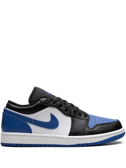 Унисекс кроссовки Jordan Air 1 Low Royal Toe, бело-синие