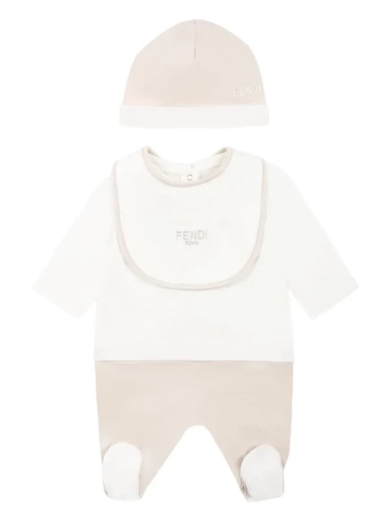 Комплект для мальчика Fendi Kids, песочно-бежевый
