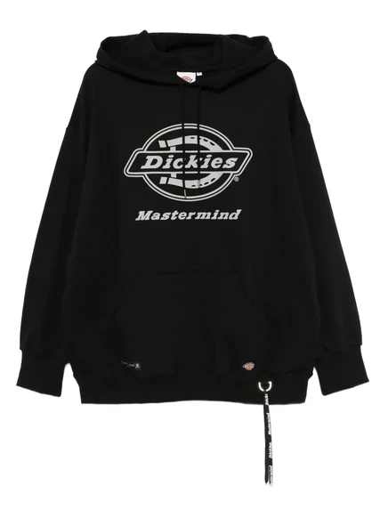 Мужское худи Mastermind Japan x Dickies с принтом, черное