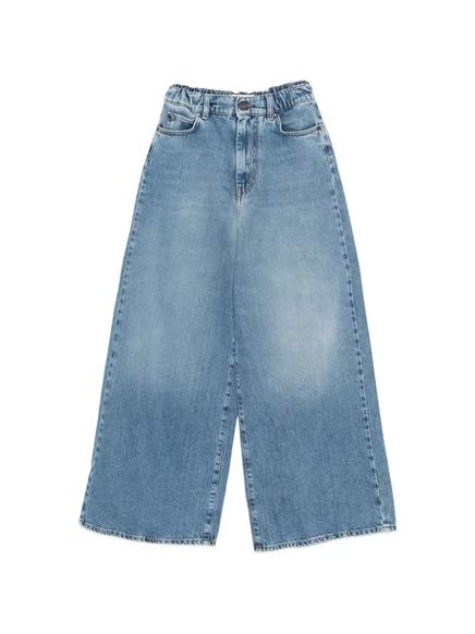 Женские джинсы Weekend Max Mara широкие, синие