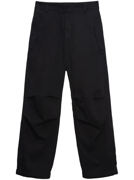 Мужские широкие брюки MSGM, черные