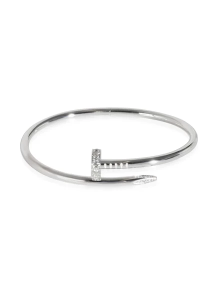 Браслет Cartier Juste Un Clou из 18K белого золота с бриллиантами