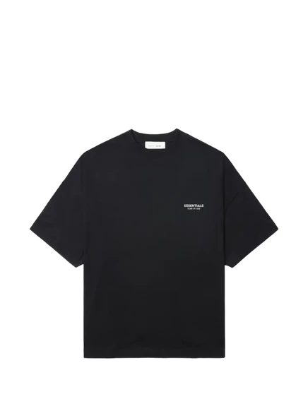 Мужская футболка Fear Of God Essentials с логотипом, черная