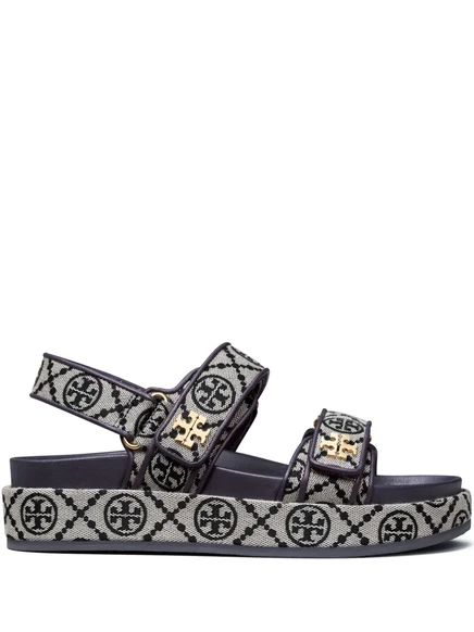 Женские сандалии Tory Burch Kira Sport T, сине-серые