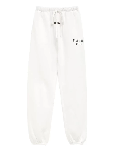 Женские спортивные брюки Fear Of God Essentials с кулиской, белые