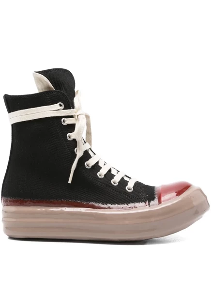 Высокие кроссовки на шнуровке Rick Owens DRKSHDW black