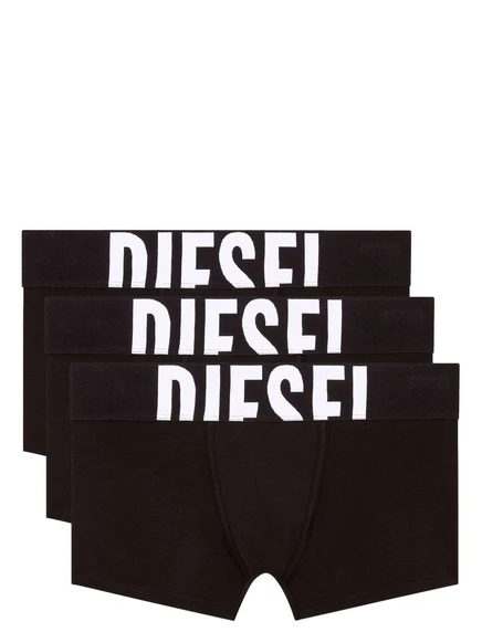 Мужские трусы-боксеры Diesel Umbx-Damien 3 шт., черно-белые