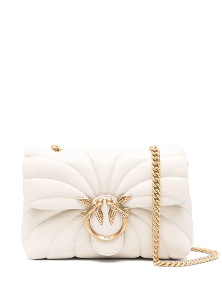 Сумка через плечо PINKO Mini Love Puff, белая