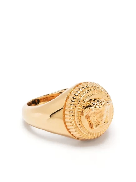Женское кольцо Versace Medusa, золотистое