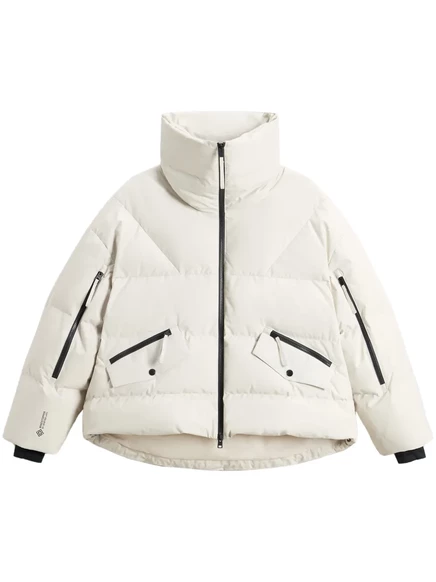 Женская объемная стеганая куртка Woolrich, белая
