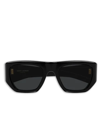 Солнцезащитные очки в квадратной оправе Saint Laurent Eyewear black
