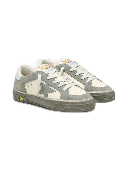 Детские кеды Golden Goose Kids со звездой, серые