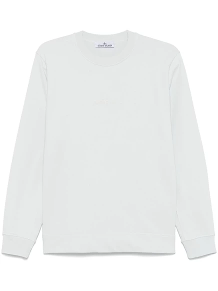 Толстовка с вышитым логотипом Stone Island blue