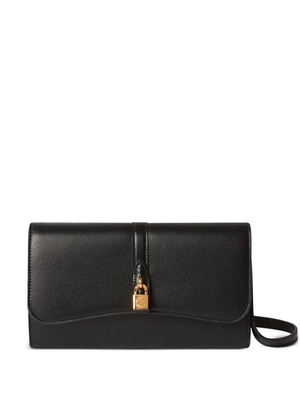 Сумка-бумажник Stella McCartney Ryder с клапаном и замком continental black