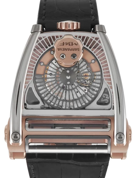 Мужские часы MB&F MoonMachine 52 мм розовое золото/титан