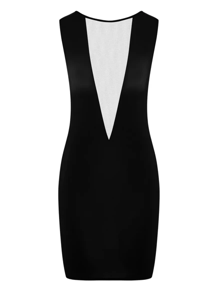 Женское платье Maison Close Pure Tentation Minuit с V-образным вырезом, черное