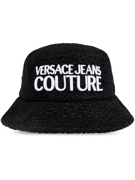 Мужская панама Versace Jeans Couture с логотипом, черная
