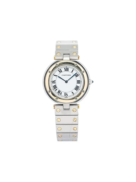 Женские часы Cartier Santos 32 мм, белый