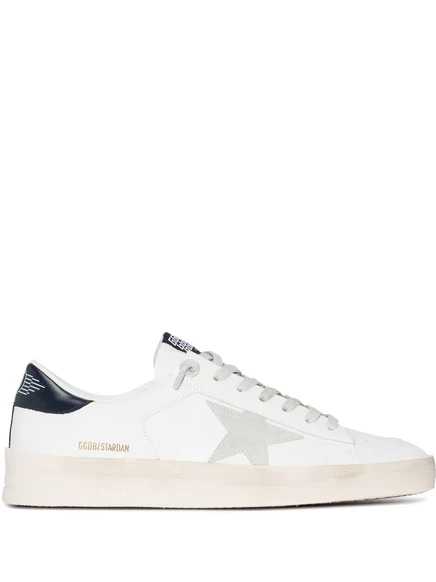 Мужские кроссовки Golden Goose со звездой, белые