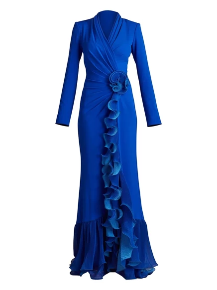 Женское вечернее платье Tadashi Shoji Malone, синее