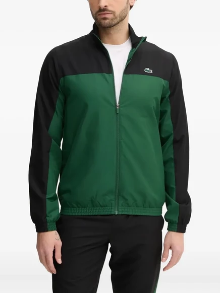 Мужские спортивные брюки Lacoste колор-блок, зеленые