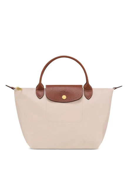 Женская сумка-тоут Longchamp S Le Pliage, бежево-коричневая