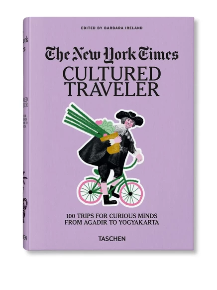 Книга Taschen Cultured Traveler, фиолетовая