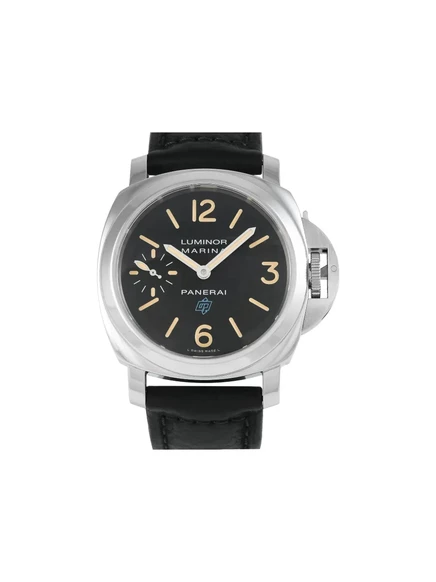 Мужские часы Panerai Luminor Marina 44 мм, нержавеющая сталь, механические, черный циферблат