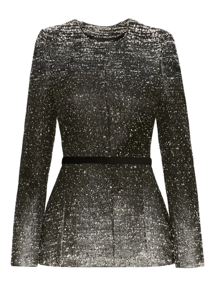 Жакет-букле Oscar de la Renta из омбре black