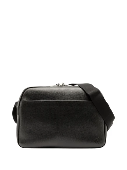 Сумка через плечо Louis Vuitton Taiga Reporter PM, черная