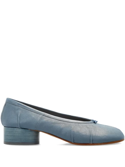 Туфли-лодочки Maison Margiela на каблуке Tabi 35 мм blue