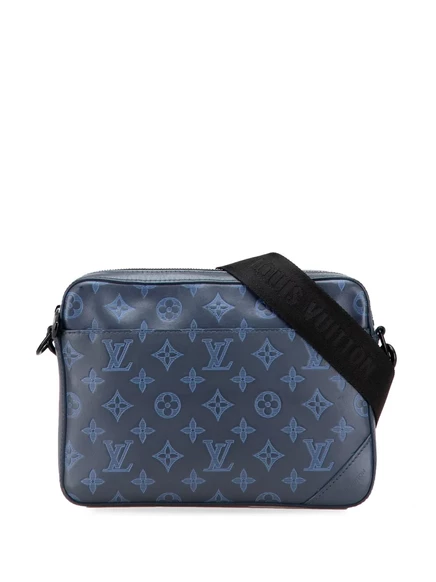 Сумка-мессенджер Louis Vuitton Monogram Shadow, синяя