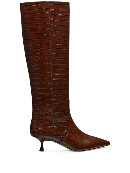 Женские высокие сапоги Stuart Weitzman Naomi, 50 мм, коричневые