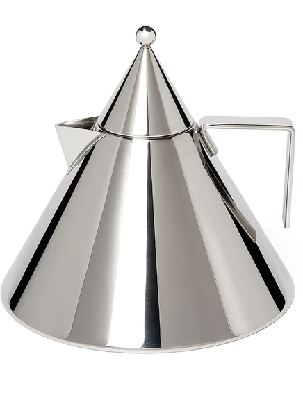 Чайник Alessi Il Conico 2 л, нержавеющая сталь, серебристый