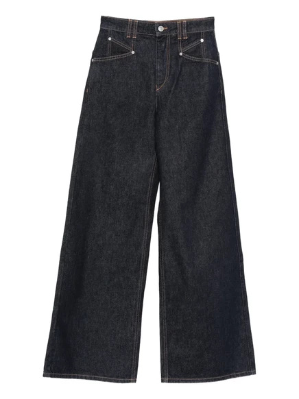 Женские джинсы Isabel Marant Lemony широкие, синие