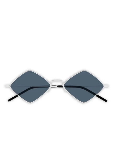 Очки Saint Laurent Eyewear геометрические, серебристые