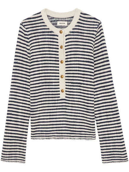 Женский джемпер Zadig & Voltaire Mandala, белый