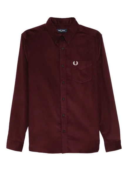 Рубашка с вышитым логотипом Fred Perry red