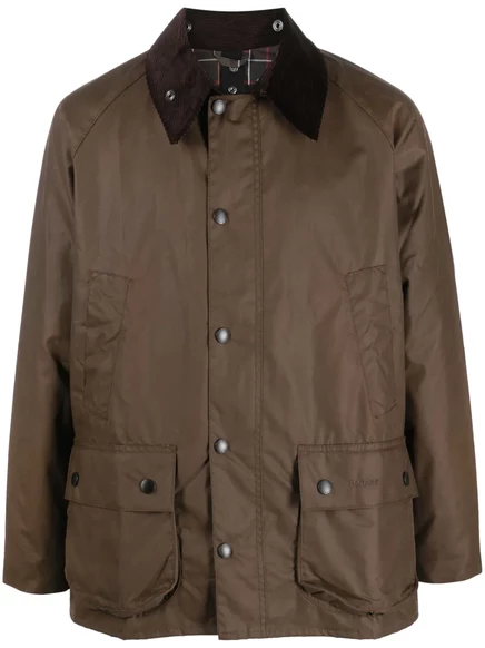 Мужская вощеная куртка Barbour Bedale, коричневая